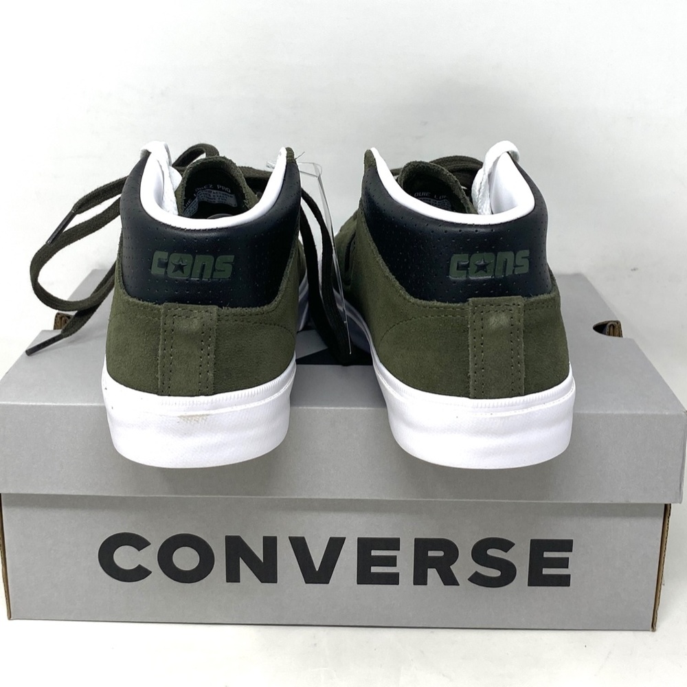 Converse Louie Lopez Pro Shoes Men's Size Suede Khaki Mid Top Casual 171981C - Picture 4 of 11